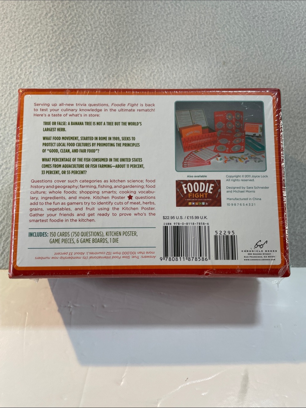 Foodie Fight Rematch Trivia Game NEW! Sealed - Picture 2 of 4